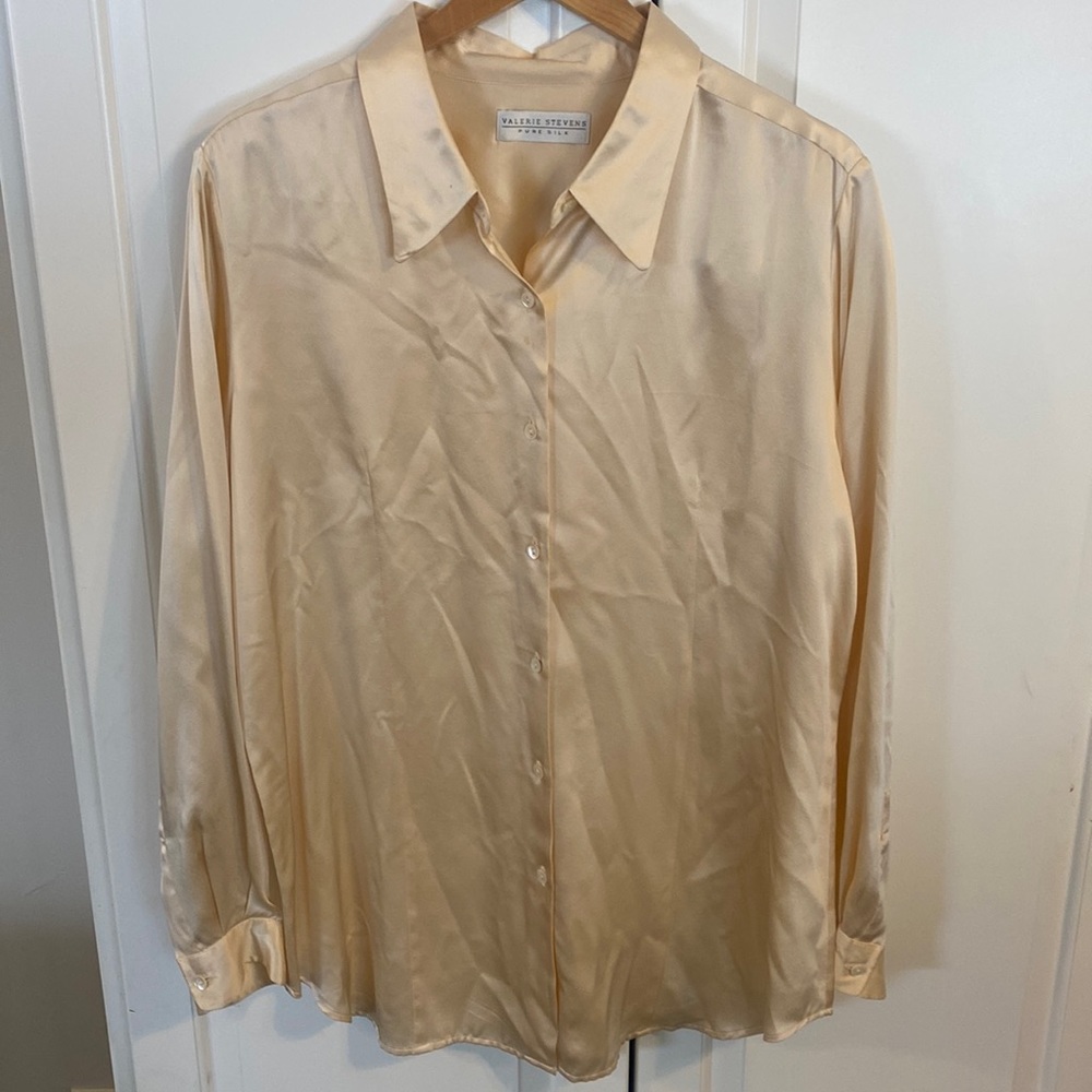 Valerie Stevens silk shirt